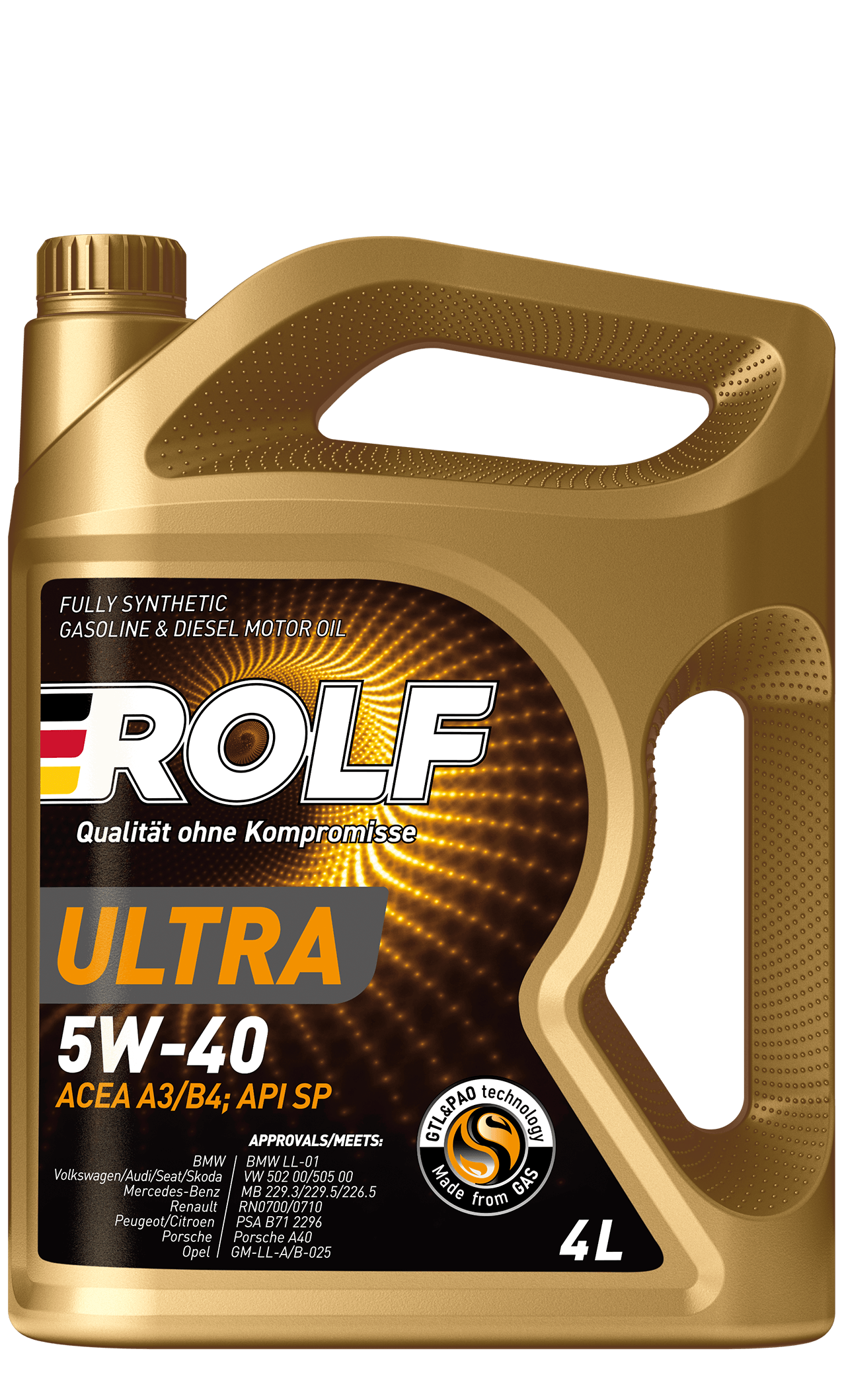 Rolf Ultra SAE 5W-40 ACEA A3/B4 API SP