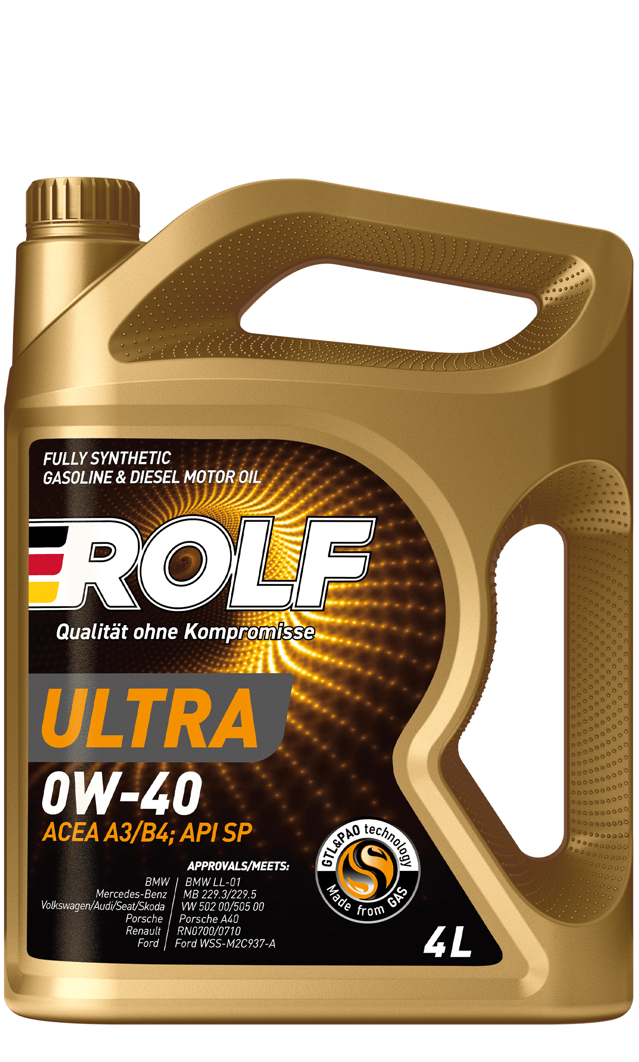 Rolf Ultra SAE 0W-40 ACEA A3/B4 API SP
