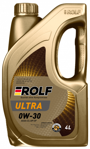 Rolf Ultra SAE 0W-30 ACEA C3 API SP 4л Rolf Ultra 0W-30 C3 SP